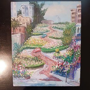 San Francisco's Lombard Street Painting on Canvas